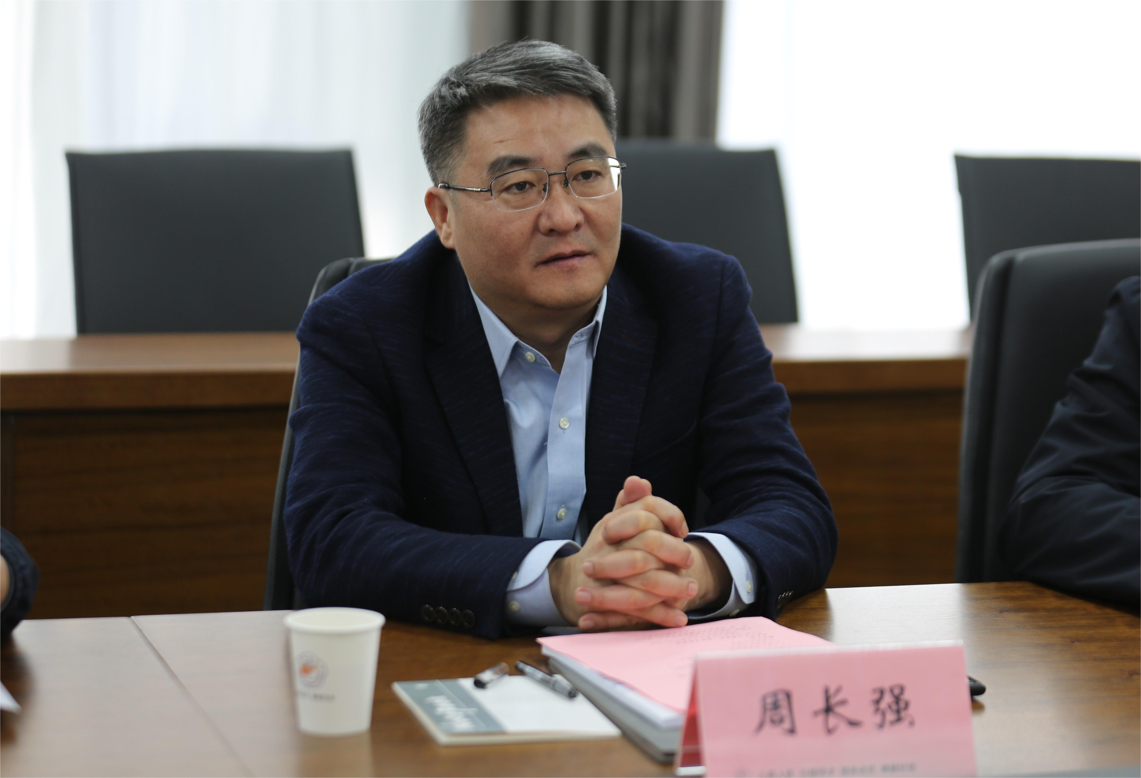 海南省医学会会长周长强一行来山东省医学会考察交流工作